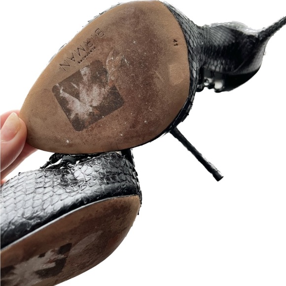 Alexander Birman beautiful laced snake leather sandals - Picture 3 of 6